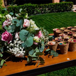 pétalos de flores complementos bodas