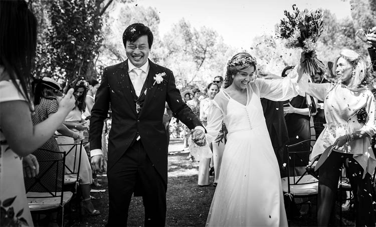 celebración boda campestre