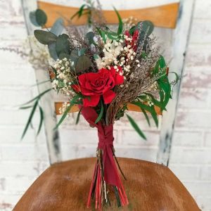 ramo de novia con flores preservadas coimbra