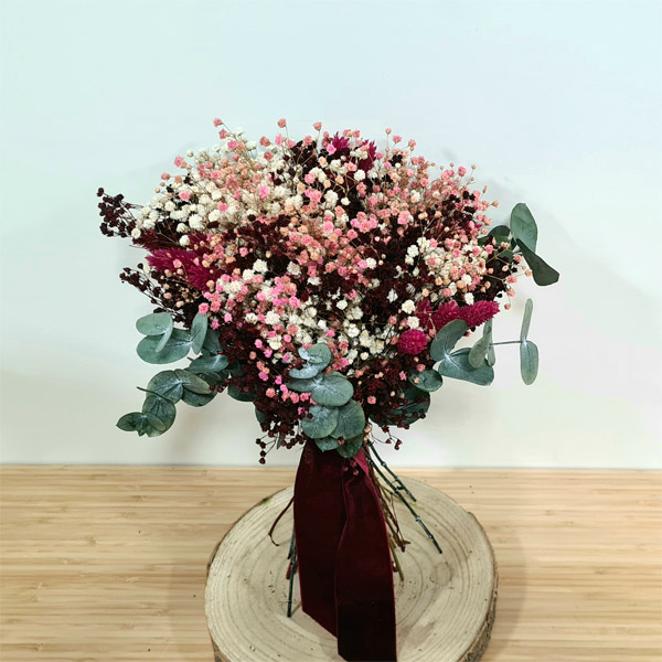 Asociación lámpara vacío Ramo Toulouse bouquet de novia de flores preservadas
