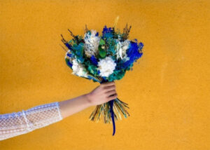 ramo de novia con flores preservadas