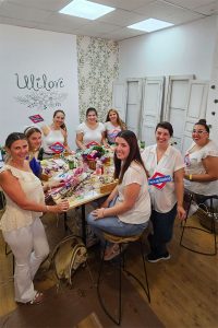 Despedida de soltera con flores preservadas